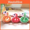 Soft And Cuddly Snake Plush Keychain Charming Animal Toy For Backpacks And Purses
