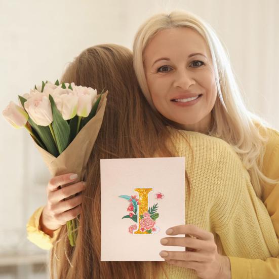 Mother's Day Pop Up Card Love You Mom 3D Greeting Card