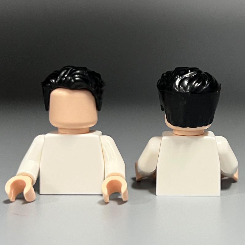 Совместимые с Lego Мальчиковые Мелкодетальные Волосы Строительные Блоки Детали MOC DIY Сборка Игрушечные Аксессуары