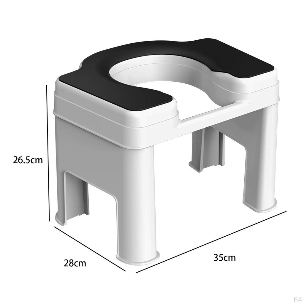 Ванная комната туалет стул для сидения на корточках удобный нескользящий легко моющийся горшок
