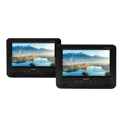 Curium портативный DVD-плеер CPRM совместимый с 9-дюймовым двойным монитором TFT LCD DVD (169) AC/DC CPD-TM90(В)