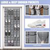 24-Grid Hanging Shoe Storage Organizer with Multi-Layer Pockets