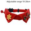 Съемный мягкий рождественский бант, снежинка, снеговик, колокольчик, кошачий ошейник, галстук, регулируемые ошейники для котят и щенков, ошейники, нарядное ожерелье