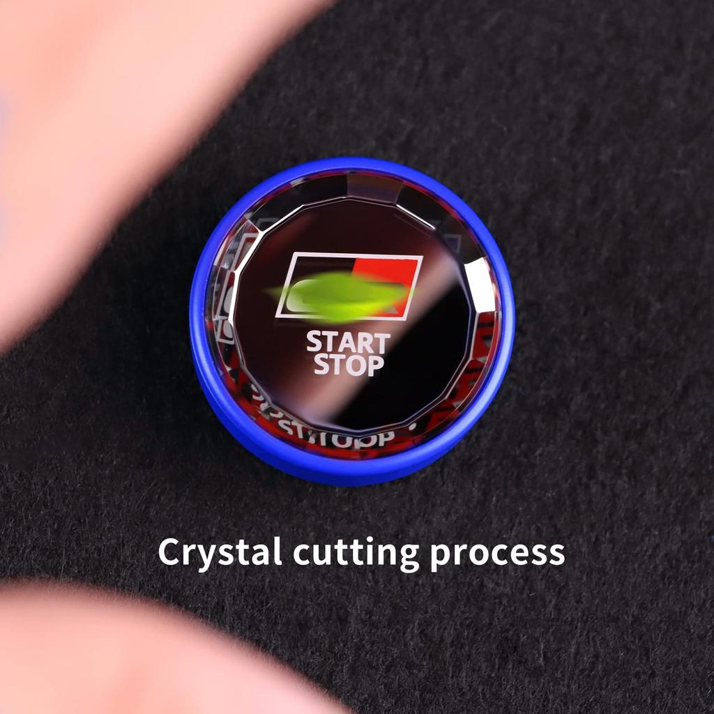 KUNGKIC Новая Toyota GR86ZN8 Применимая [Кристальная обработка поверхности] Кнопка запуска двигателя 20212022 Совместимая крышка кнопки питания Пользовательская деталь интерьера