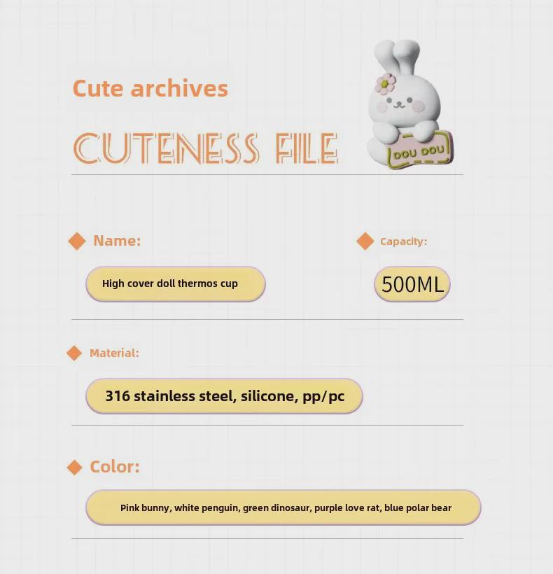 Термос-чашка с трубочкой из пищевой стали марки 316 для детей — идеально подходит для учеников начальной школы, мальчиков и девочек