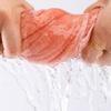 Hand Towel Coral Fleece Solid Color Design Bow Decoration Quick Dry Absorbent