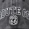 Хлопковая Бейсболка ROUTE 66 Стиранная Вышивка Большая Буква Бейсболка Внешняя Торговля Европейская и Американская Стиранная Кепка