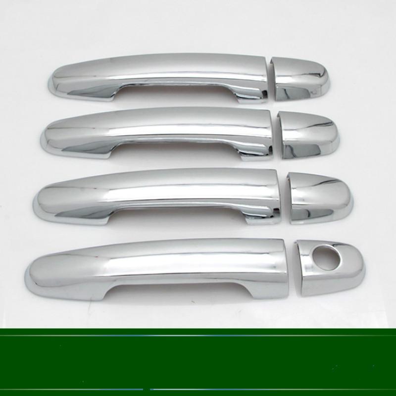 Для Toyota Fortuner 2005 -2014 Глянцевый Черный Хром Накладка На Ручку Двери Автомобиля Отделка Стайлинг Автомобиля