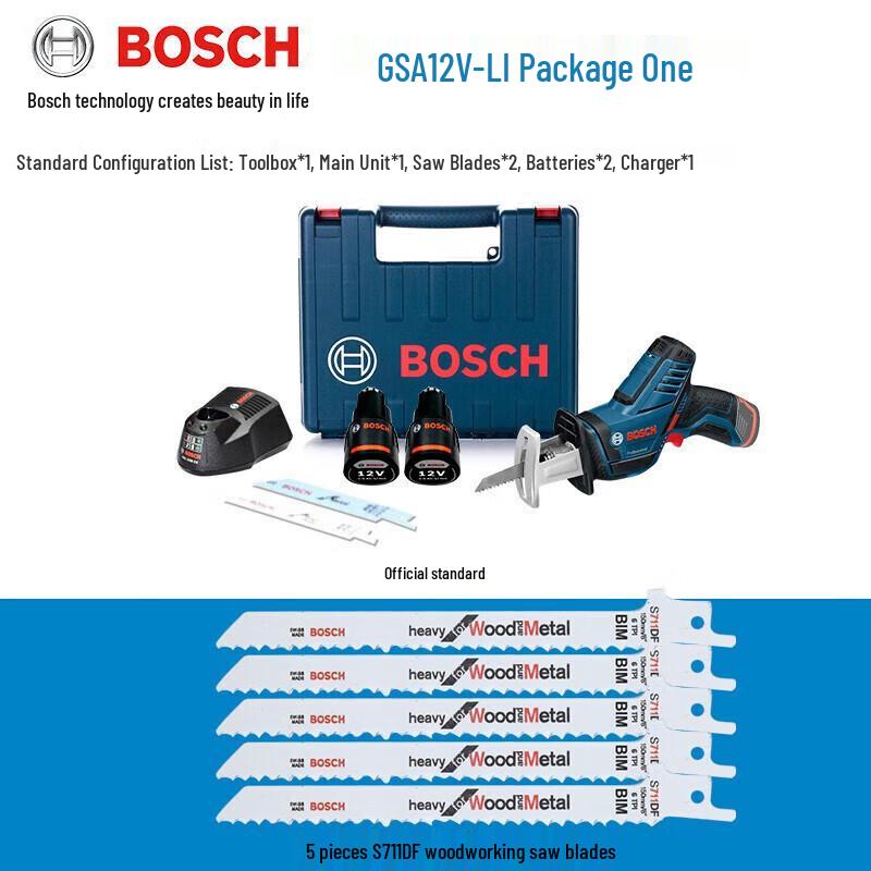 BOSCH GSA 12V-LI Cordless Reciprocating Saw CN plug (adapter included)