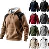 Men's Colorblock Sweatshirt Hoodie Men's Sports Large Size Casual Sweatshirt