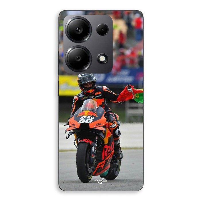 Coque de téléphone - MANIACASE - Xiaomi Redmi Note 13 Pro 4G - Silicone - Drapeau Portugal - Souple
