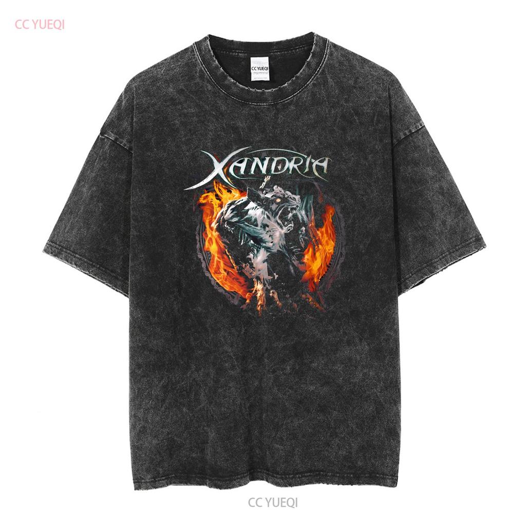 Футболка Xandria Sacrificium Tour 2014 Хлопок Черный S-5XL MD1550 винтажная Стильная эластичная футболка для повседневной носки