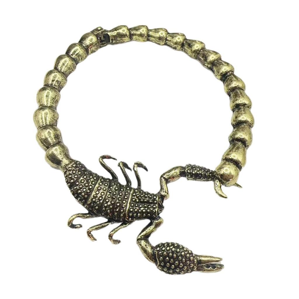 «Ожерелье-ошейник в стиле ретро со скорпионом — смелый панк-стиль с европейским и американским колоритом»