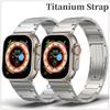 Металлический титановый ремешок для Apple Watch Ultra 3 49 мм 11 10 9 8 7 46 мм 45 41 мм Легкий браслет для 6 5 4 SE3 44 40 мм 42 мм 38 мм