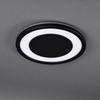 LED Ceiling Lamp 15W Bathroom Ceiling IP44 Neutral Color 4000K Black