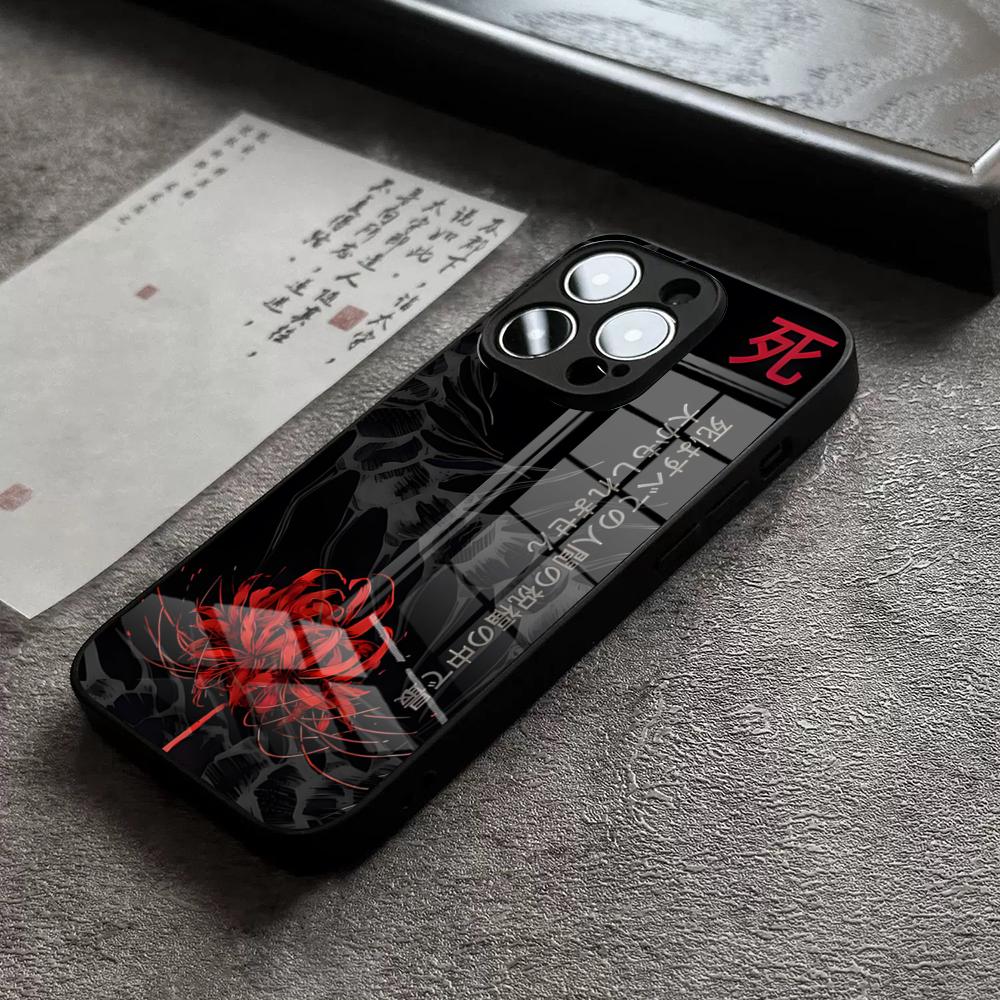 Крутой чехол для телефона Tokyo Ghoul в стиле аниме для iPhone 17 16 Pro Max 15 Plus 14 Pro 12 11 13 Mini X XR XS Max SE Стеклянная крышка