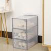 Modern Dustproof Shoe Box with Striped Side Door - Stylish and Durable Storage Solution