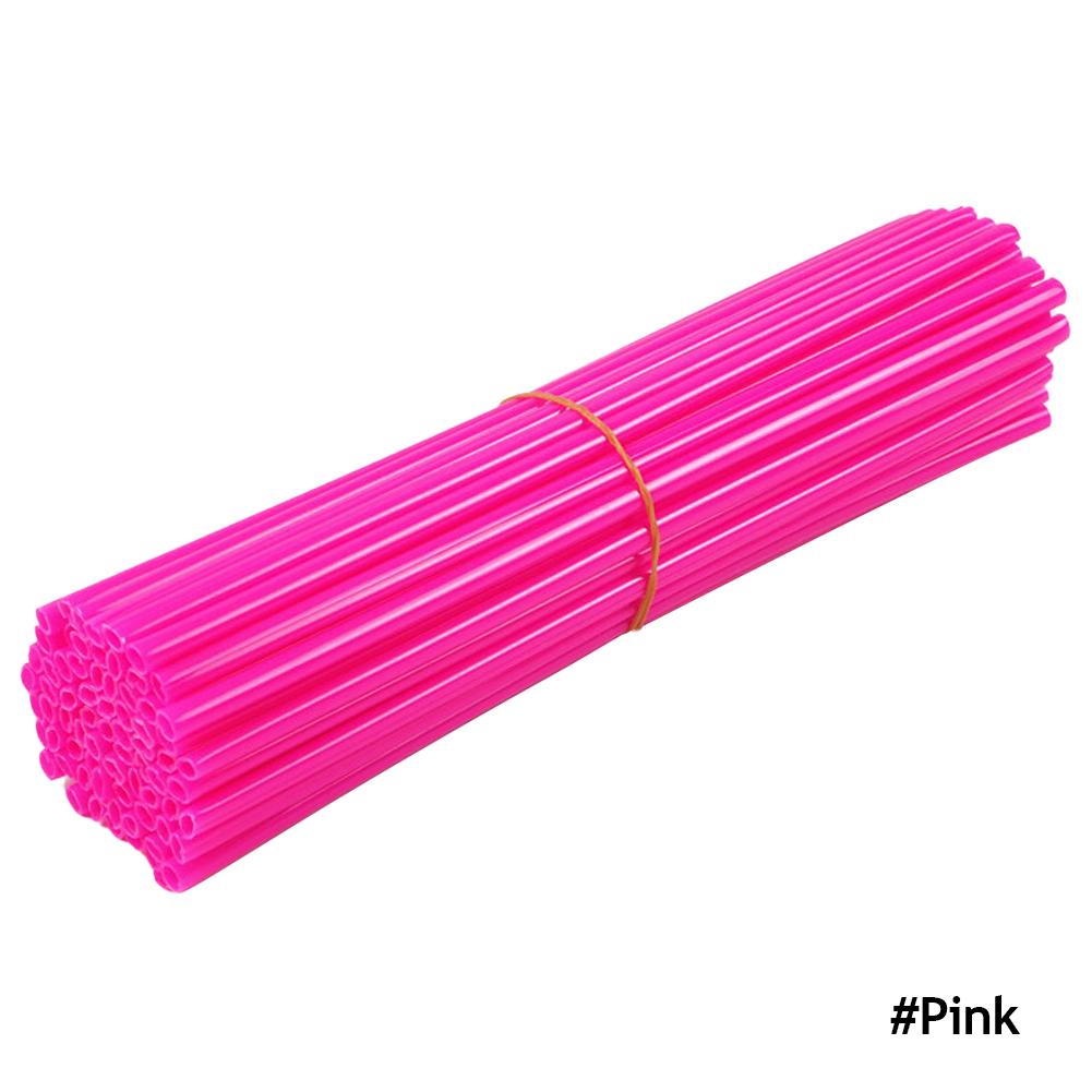 72 шт. протектор для спиц колеса мотоцикла, чехлы для труб для мотокросса, крутые аксессуары для велосипеда, 12 цветов, 24 см