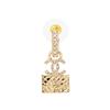 Chanel [23B Новый продукт] Классический кулон-серьги в форме двойной буквы C - Женский стиль