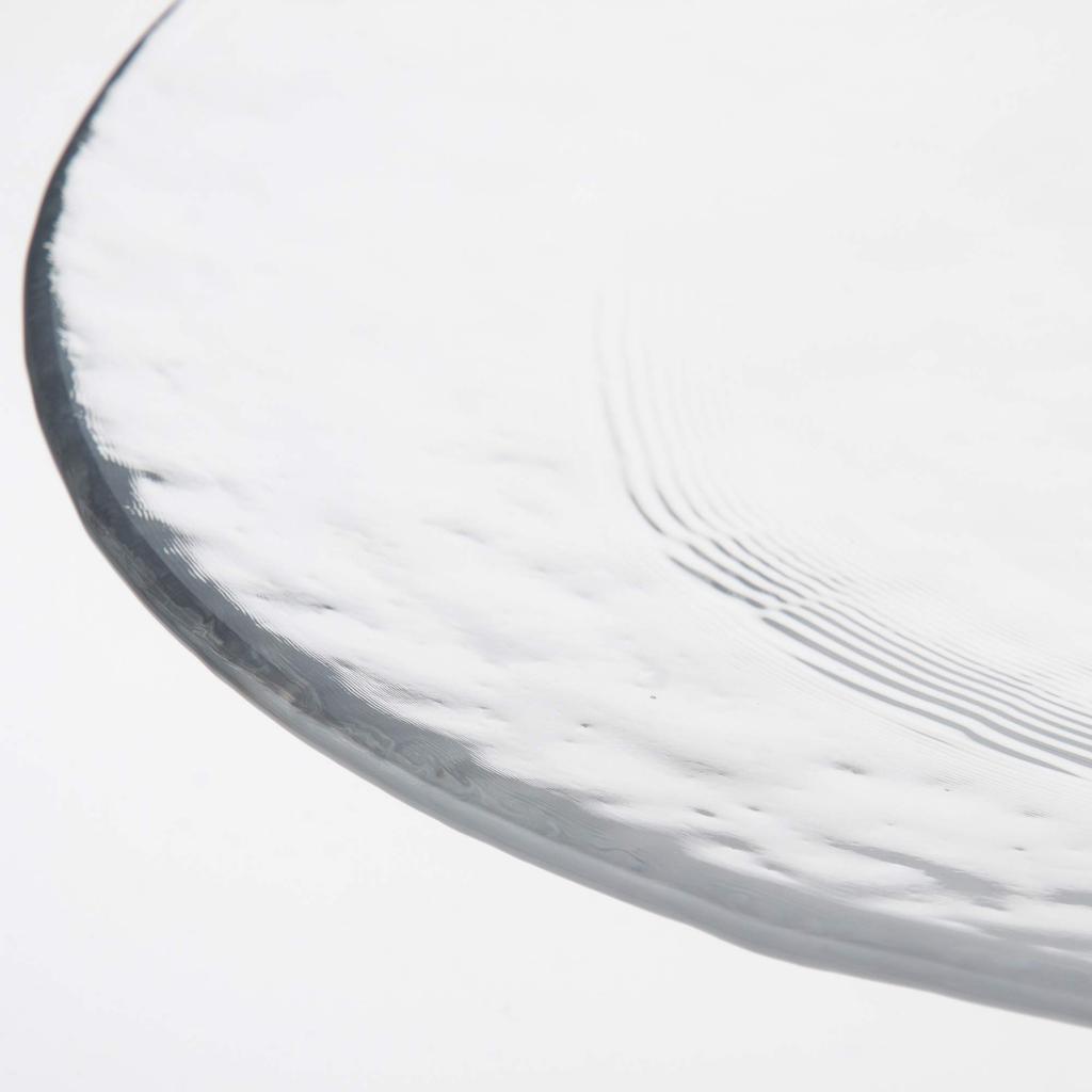 Toyo Sasaki Glass Universe Plate 270, Made In Japan, Large Round Plate, Glass Dish, Tableware, 46067