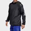 adidas M Wind Fz Jkt Training Sports Hooded Jacket Black Men's DU1961