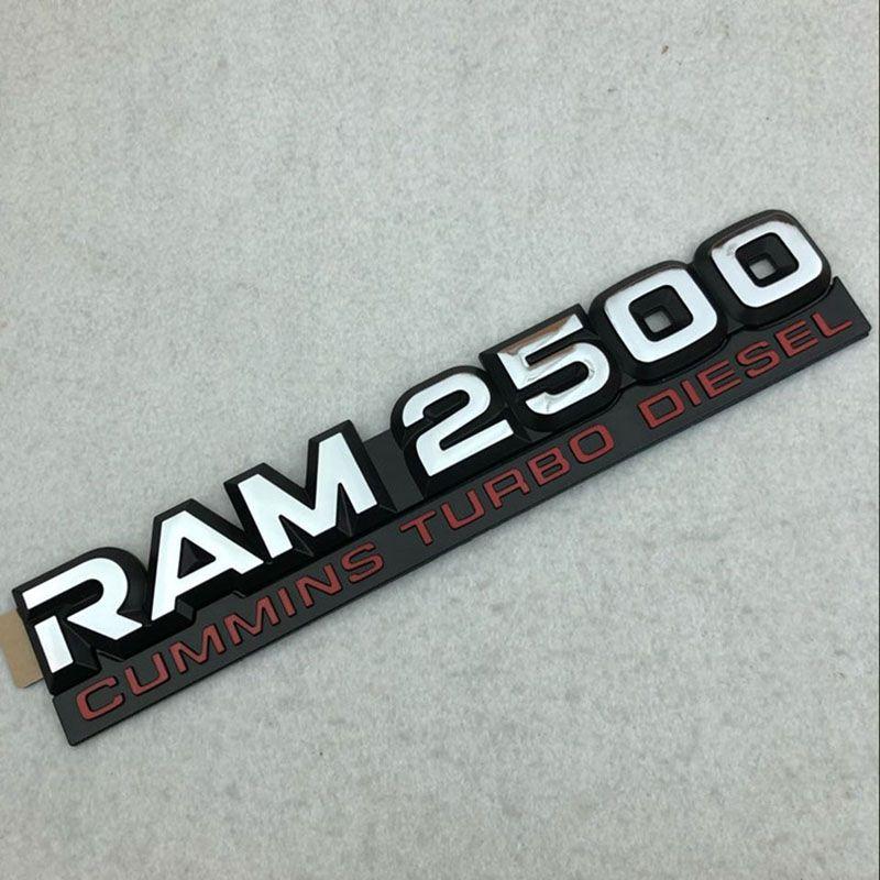 1500 Ram 2500 3500 Тяжелый пикап Автомобильная табличка Переоборудование пикапа Ram Автомобильная наклейка