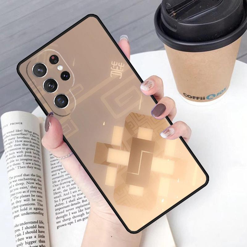 Чехол Genshin Impact Иконка чехол для телефона Чехол Для Samsung Galaxy S24 S25 Ultra S21 S22 Ultra S10E Note 10 Plus Note 20 FE S23