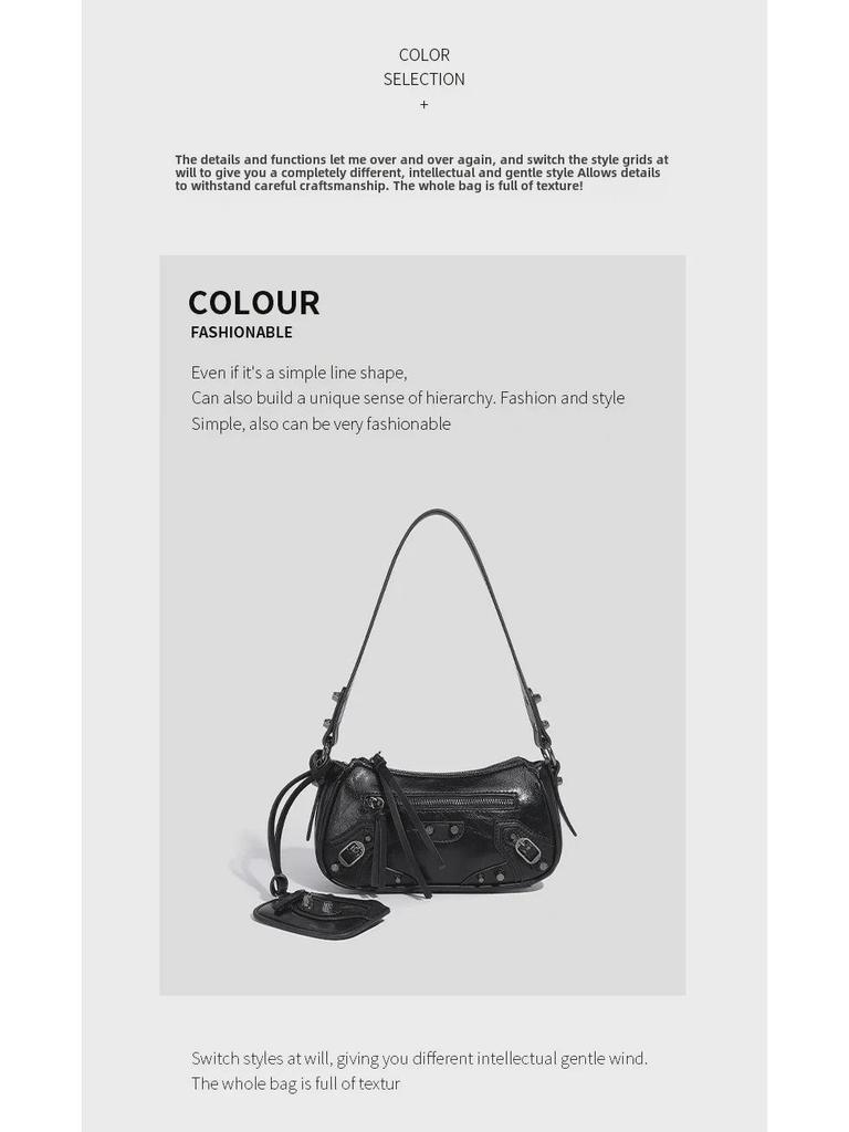 Модная сумка через плечо в японском стиле: Универсальная, спортивная, шикарная сумка через плечо и подмышки для студенток