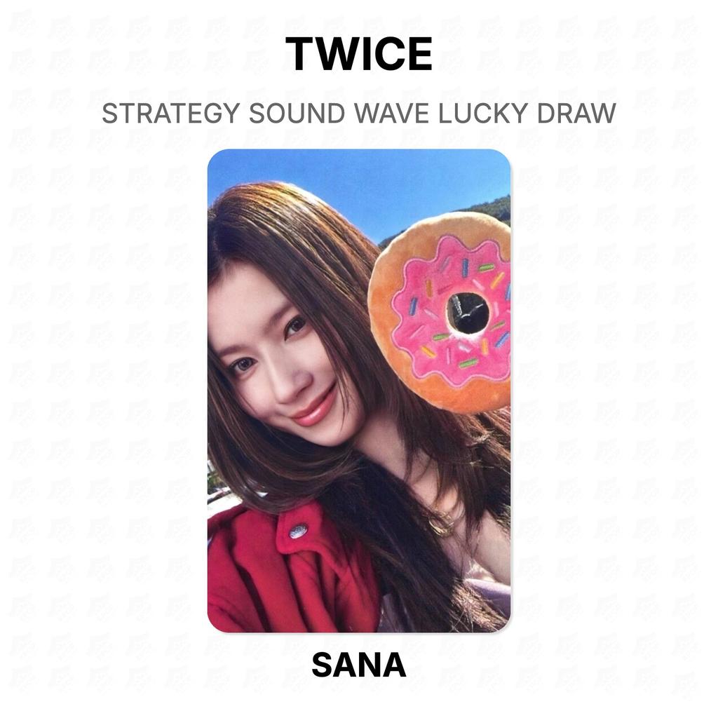 Twice STRATEGY SOUND WAVE Розыгрыш lucky draw Официальная фотокарточка