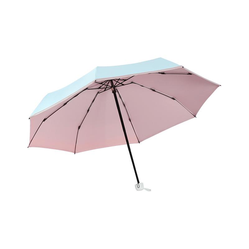 Mini Portable Pocket Umbrella for Women 6/8 Bone 5 Folding UV Sunshade Small Sunny and Rainy Umbrellas Paraguas Guarda Chuva
