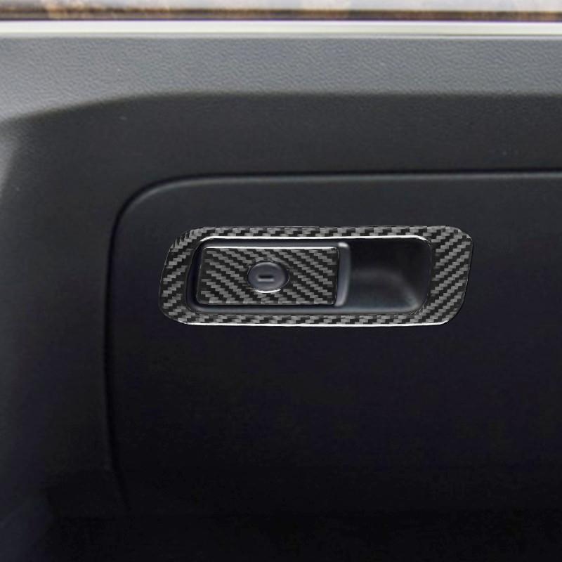 Carbon Fiber Car Interior Moulding Decoration Sticker For Volkswagen VW Magotan Arteon Dashboard Center Control Panel Cover