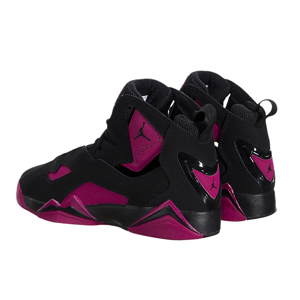 (GS) Air Jordan True Flight 'Black Sport Fuchsia' Kids' 342774-006