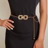 Waist Chain Metal Accessories Gold Belt With Skirt Dress Waist Chain Decoration Thin Belt Tide