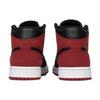 Air Jordan 1 Mid 'Reverse Banned Gym Red Black' Men's 554724-610