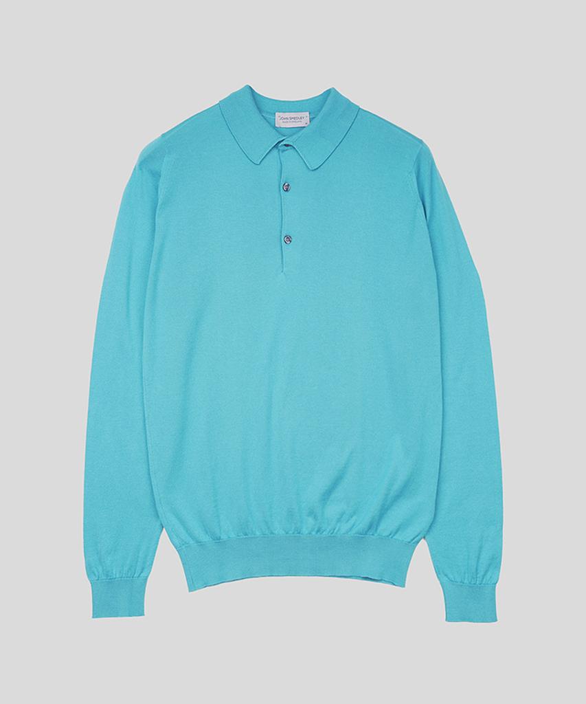 Jonseumedeulli Bradwell Sea Island Cotton Long Sleeves Polo Shirt Heritage Two 8 Colors (A Type)