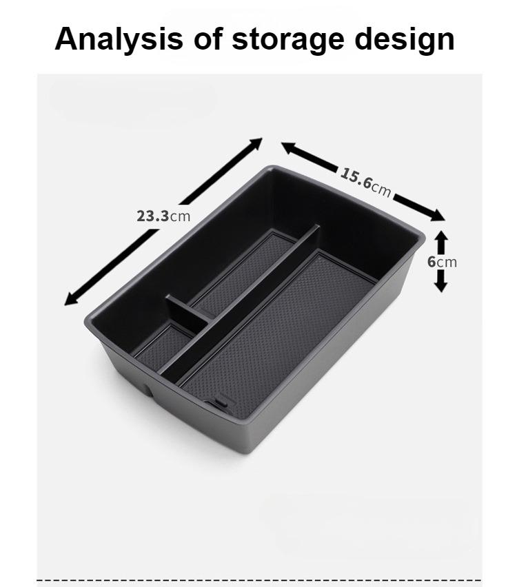 For Leapmotor C10 2024-2026 Storage Lower Box Case Under Seat Storage Box Drawer Type Organizer Auto Car Interior Accessories