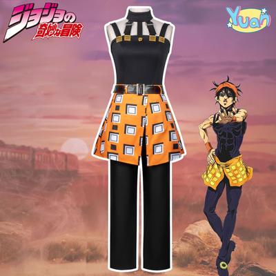 Костюмы JoJo's Bizarre Adventure: Золотой Ветер Костюмы Наранги Гилки Аниме Косплей