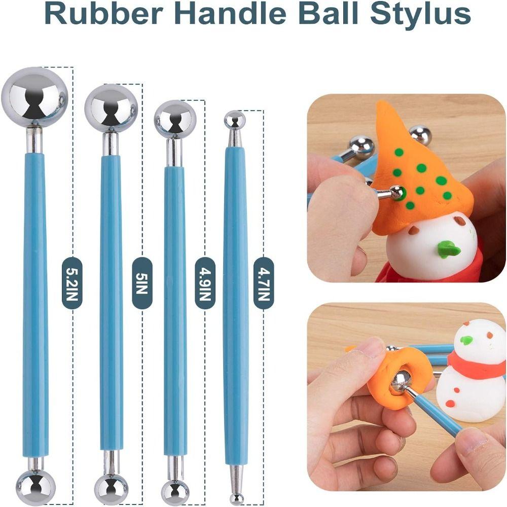 Дерево, синий, коричневый, желтый, черный Инструменты из полимерной глины Набор для лепки Аксессуары