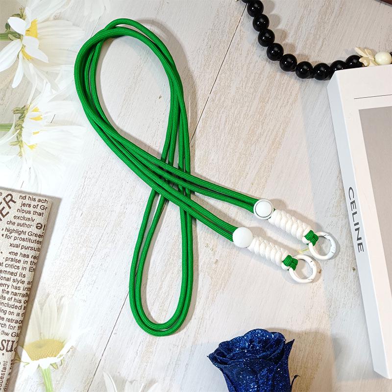 Регулируемый плетеный кроссбоди шнурок для телефона с защитой от потери, с задним зажимом и ремешком для лыжной перчатки