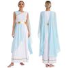 Women's Roman Greek Halloween Costume Dress Up Party Dresses Egyptian Queen Costume
