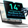 Magnetic Privacy Screen for MacBook Pro 14" M1, M2, M3 Anti-Blue Light Anti-Glare Laptop Screen Protector 13.6" 14" 15" 16" Blue Light Blocking Filter