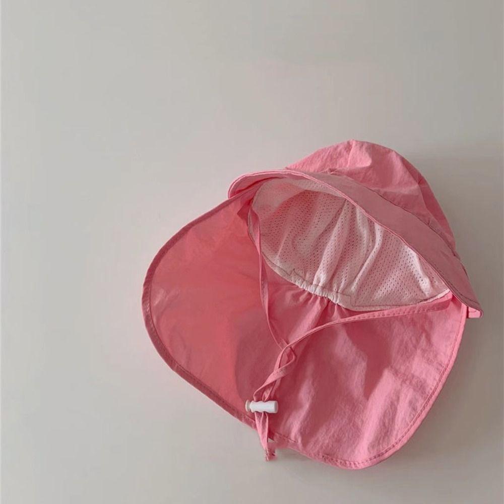 Neck Ear Cover Children Sun Hat UV Protection Sunscreen Bucket Hat Breathable Kids Beach Cap Boy