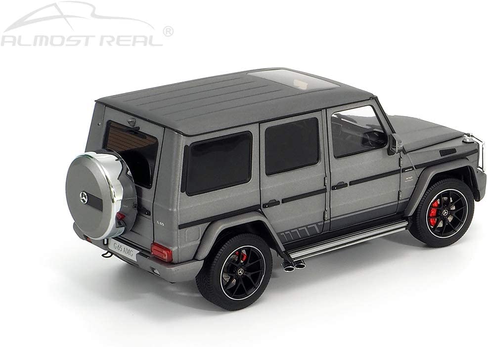 Almost Real Mercedes-AMG G 65 (W463) - 2017 Exclusive Edition - Monza Grey Magno 1/18 Scale Complete Diecast Car 820607