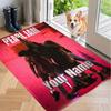 Custom Name Pearl Jam Crystal Velvet Floor Rug Personalized Text Soft Carpet Home Decor