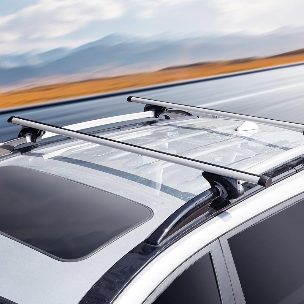Universal Roof Rack Crossbar 53.2" Length for Vehicle w/ Raised Side Rail