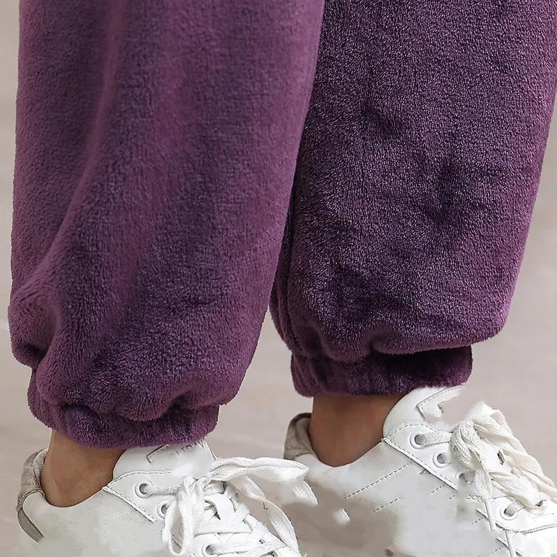 Winter Mother Autumn and Winter Plus Velvet Casual Fashion Suit Thickened New Middle-aged and Elderly Two-piece Outer Wear Women