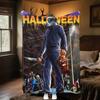 Halloween Horror Movie Poster Blanket Perfect All Seasons Soft Comfortable Sofa Office Nap Travel Festive Gift