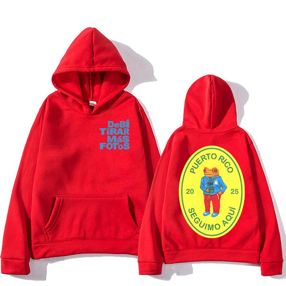 Debí Tirar Más Fotos Album 2025 Hoodies Bad Bunny DTMF Printing Sweatshirts for Men/Women Уличная одежда унисекс с длинным рукавом