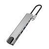 Высокопроизводительный USB-C хаб, многопортовый адаптер с Ethernet, кард-ридером, расширением USB и поддержкой 4K дисплея