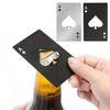 Creative Poker Beer Bottle Opener Stainless Steel Bottle Opener Spades A Bottle Opener Beer Individual Wine Opener